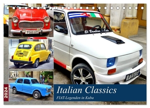 Löwis of Menar, Henning von. Italian Classics - FIAT-Legenden in Kuba (Tischkalender 2024 DIN A5 quer), CALVENDO Monatskalender - Verschiedene FIAT-Modelle in Kuba. Calvendo, 2023.