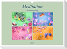 Meditation-Schmetterling (Wandkalender 2025 DIN A3 quer), CALVENDO Monatskalender