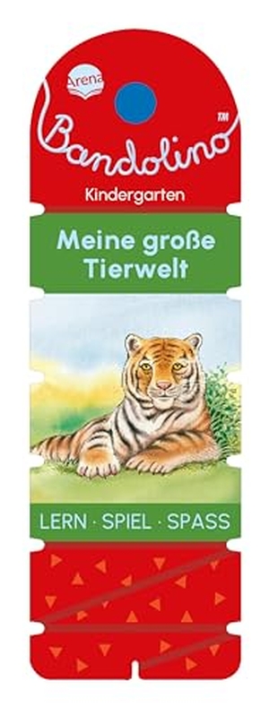 Barnhusen, Friederike. Bandolino. Meine große Tierwelt - Lernspiel mit Lösungskontrolle für Kinder ab 4 Jahren. Arena Verlag GmbH, 2023.