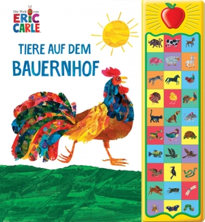 Phoenix International Publications Germany GmbH (Hrsg.). Eric Carle - Tiere auf dem Bauernhof - 30-Button-Soundbuch - Hardcover-Buch mit 30 Geräuschen. Phoenix Int Publications, 2025.