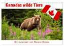 Kanadas Wilde Tiere (Wandkalender 2024 DIN A4 quer), CALVENDO Monatskalender