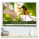 INSEKTEN - Makrofotografie in freier Natur (hochwertiger Premium Wandkalender 2024 DIN A2 quer), Kunstdruck in Hochglanz