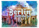 Berlin Ick Liebe Dir (Wandkalender 2024 DIN A2 quer), CALVENDO Monatskalender