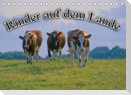 Rinder auf dem Lande (Tischkalender 2022 DIN A5 quer)