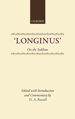 Russell. LONGINUS ON SUBLIME C. Oxford University Press, 2014.