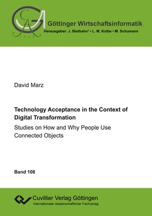 Marz, David. Technology Acceptance in the Context of Digital Transformation. Cuvillier, 2021.