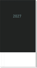 Buchkalender 1T/1S schwarz 2027