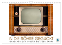 Fernseher der 1950er bis 70er Jahre: In die Röhre geguckt (Wandkalender 2025 DIN A4 quer), CALVENDO Monatskalender