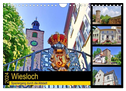 Wiesloch - Spaziergang durch die Altstadt (Wandkalender 2024 DIN A4 quer), CALVENDO Monatskalender