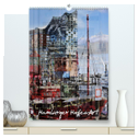 Hamburger HafenArt (hochwertiger Premium Wandkalender 2025 DIN A2 hoch), Kunstdruck in Hochglanz