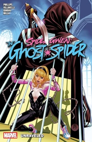 Phillips, Stephanie. Spider-Gwen: The Ghost-Spider Vol. 2 - Unraveled. Marvel Comics, 2025.