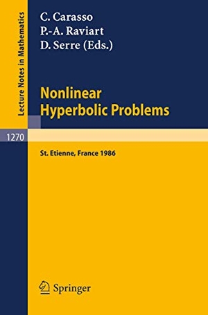 Carasso, Claude / Denis Serre et al (Hrsg.). Nonlinear Hyperbolic Problems - Proceedings of an Advanced Research Workshop held in St. Etienne, France, January 13-17, 1986. Springer Berlin Heidelberg, 1987.