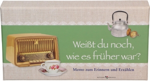 Weißt du noch, wie es früher war? - Memo zum Erinnern und Erzählen. Butzon & Bercker, 2026.