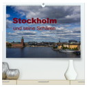 Stockholm und seine Schären (hochwertiger Premium Wandkalender 2024 DIN A2 quer), Kunstdruck in Hochglanz