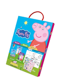 Peppa Pig Spaß-Set I Basteln - Rätseln - Stickern