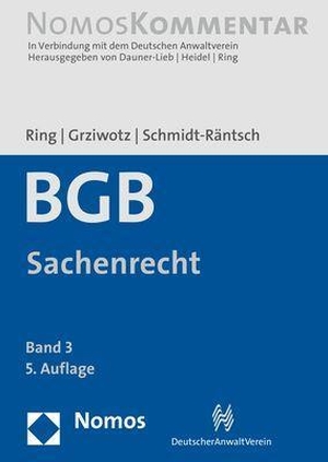 Ring, Gerhard / Herbert Grziwotz et al (Hrsg.). Bürgerliches Gesetzbuch: Sachenrecht - Band 3. Nomos Verlags GmbH, 2022.