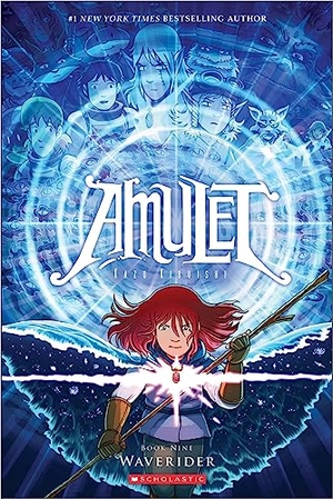 Kibuishi, Kazu. Amulett #9 - Wellenreiter - Der letzte Band der epischen Graphic-Novel Reihe Amulett. Adrian Wimmelbuchverlag, 2024.