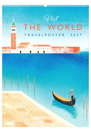 Neumann Verlage GmbH & Co KG (Hrsg.). Rivers: Travelposter 2027 - Wandkalender 50x70 cm mit Art-Deco-Reiseplakaten von Henry Rivers und Spiralbindung. Neumann Verlage GmbH & Co, 2026.