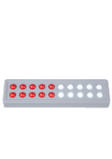 SCHUBI Abaco 20. Modell C 5/5 Kugeln parallel (rot/weiß)