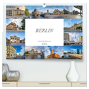 Berlin Stadtspaziergang (hochwertiger Premium Wandkalender 2024 DIN A2 quer), Kunstdruck in Hochglanz