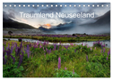 Traumland Neuseeland (Tischkalender 2025 DIN A5 quer), CALVENDO Monatskalender