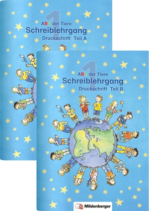 Handt, Rosemarie / Klaus Kuhn (Hrsg.). ABC der Tiere 1. Druckschrift. Neubearbeitung - 1. Schuljahr Schreiblehrgang. Teil A und B. Mildenberger Verlag GmbH, 2011.
