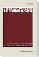 Kurzpsychotherapie bei Depressionen