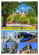 Residenzstadt Schwerin - Mecklenburg-Vorpommern - Terminplaner (Wandkalender 2025 DIN A3 hoch), CALVENDO Monatskalender