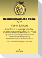 Quellen zur Justizgeschichte in der Nachkriegszeit (1945-1949)