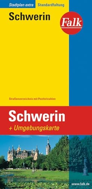 Falk Stadtplan Extra Standardfaltung Schwerin 1:20 000 - Straßenverzeichnis mit Postleitzahlen. Standardfaltung. Falk-Verlag, 2019.