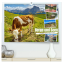 Berge und Seen, mit Zitaten - nur für Dich by VogtArt (hochwertiger Premium Wandkalender 2025 DIN A2 quer), Kunstdruck in Hochglanz