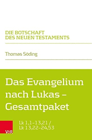 Söding, Thomas. Das Evangelium nach Lukas - Gesamtpaket - Lk 1,1-13,21 / Lk 13,22-24,53 / 2 Bände. Vandenhoeck + Ruprecht, 2023.