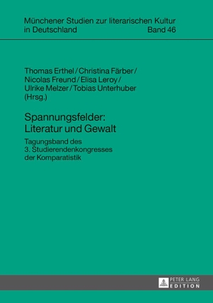 Leroy, Elisa / Nicolas Freund et al (Hrsg.). Spannungsfelder: Literatur und Gewalt - Tagungsband des 3. Studierendenkongresses der Komparatistik. Peter Lang, 2013.