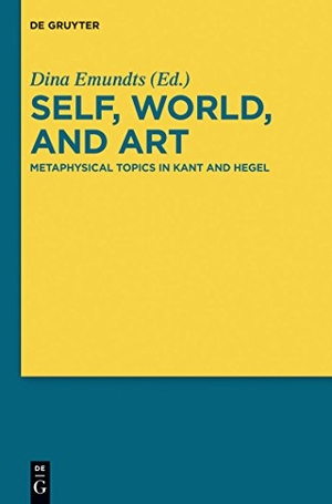 Emundts, Dina (Hrsg.). Self, World, and Art - Metaphysical Topics in Kant and Hegel. De Gruyter, 2013.