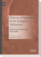 Patterns of Opposition in the European Parliament