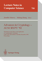 Advances in Cryptology - AUSCRYPT '92