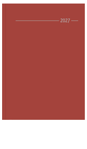 Wochenplaner Tucson rot A5 128 Seiten 2027