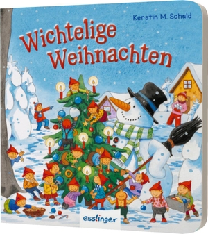 Schumann, Sibylle. Wichtelige Weihnachten - Kleines Wimmelbuch für Kinder ab 2 Jahren. Esslinger Verlag, 2023.