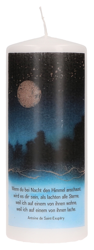 Wenn du bei Nacht den Himmel anschaust... - Trauerkerze. Butzon & Bercker, 2023.