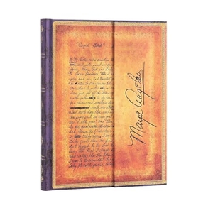 Paperblanks (Hrsg.). Hardcover Notizbuch Angelou, Ich weiß, warum der gefangene Vogel singt Ultra Liniert. Paperblanks Ltd., 2022.