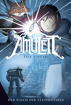Kibuishi, Kazu. Amulett #2 - Der Fluch der Steinhüterin. Adrian Wimmelbuchverlag, 2020.