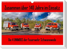 Die 4 UNIMOGS der Feuerwehr Schwanewede (Wandkalender 2025 DIN A3 quer), CALVENDO Monatskalender
