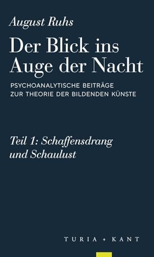 Ruhs, August. Der Blick ins Auge der Nacht - Psychoanalytische Beiträge zur Theorie der bildenden Künste. Teil 1: Schaffensdrang und Schaulust. Turia + Kant, Verlag, 2026.