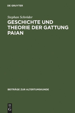 Schröder, Stephan. Geschichte und Theorie der Gat