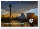Düsseldorf - Impressionen (Wandkalender 2025 DIN A2 quer), CALVENDO Monatskalender