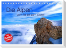 Die Alpen ¿ vom Tal bis zum Gipfel (Tischkalender 2025 DIN A5 quer), CALVENDO Monatskalender