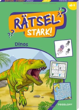 Rätselstark. Dinos - Bunter Rätselblock ab 6 Jahren. Tessloff Verlag, 2026.