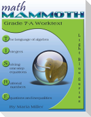 Math Mammoth Grade 7-A Worktext