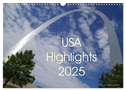 USA Highlights 2025 (Wandkalender 2025 DIN A3 quer), CALVENDO Monatskalender