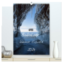 Baikalsee- kuriose Eiswelt (hochwertiger Premium Wandkalender 2024 DIN A2 hoch), Kunstdruck in Hochglanz